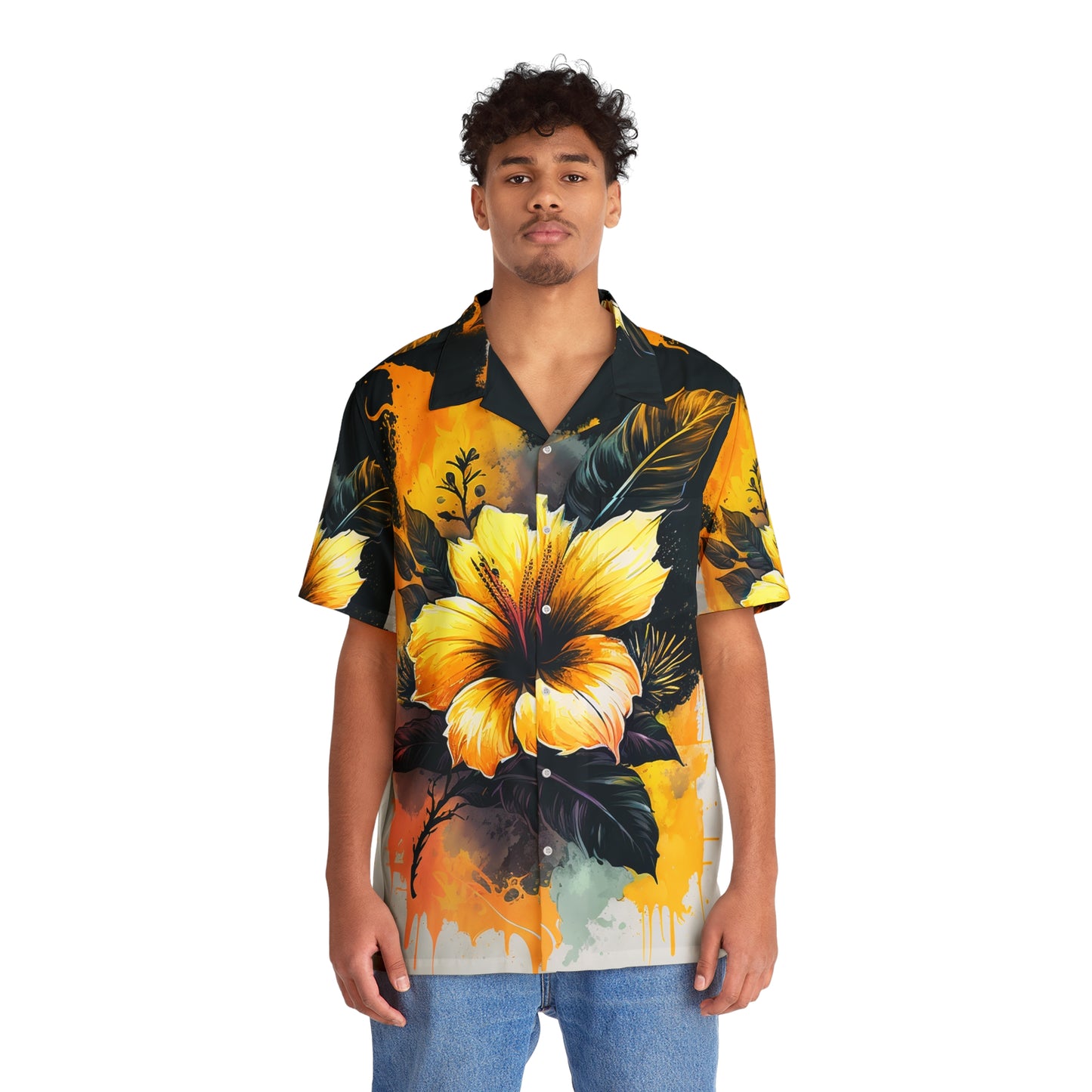 Custom Aloha Shirt - Aloha Hibiscus