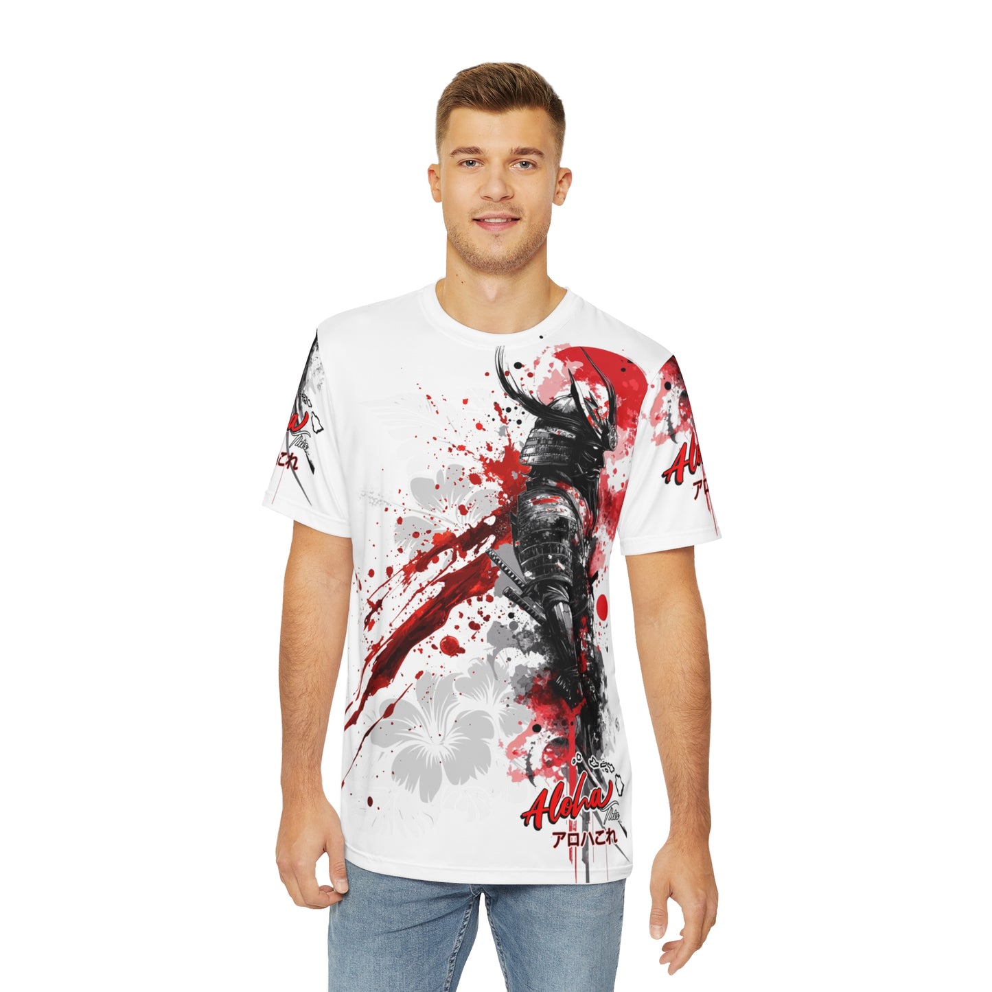 Samurai Overprint T-Shirt (Polyester)