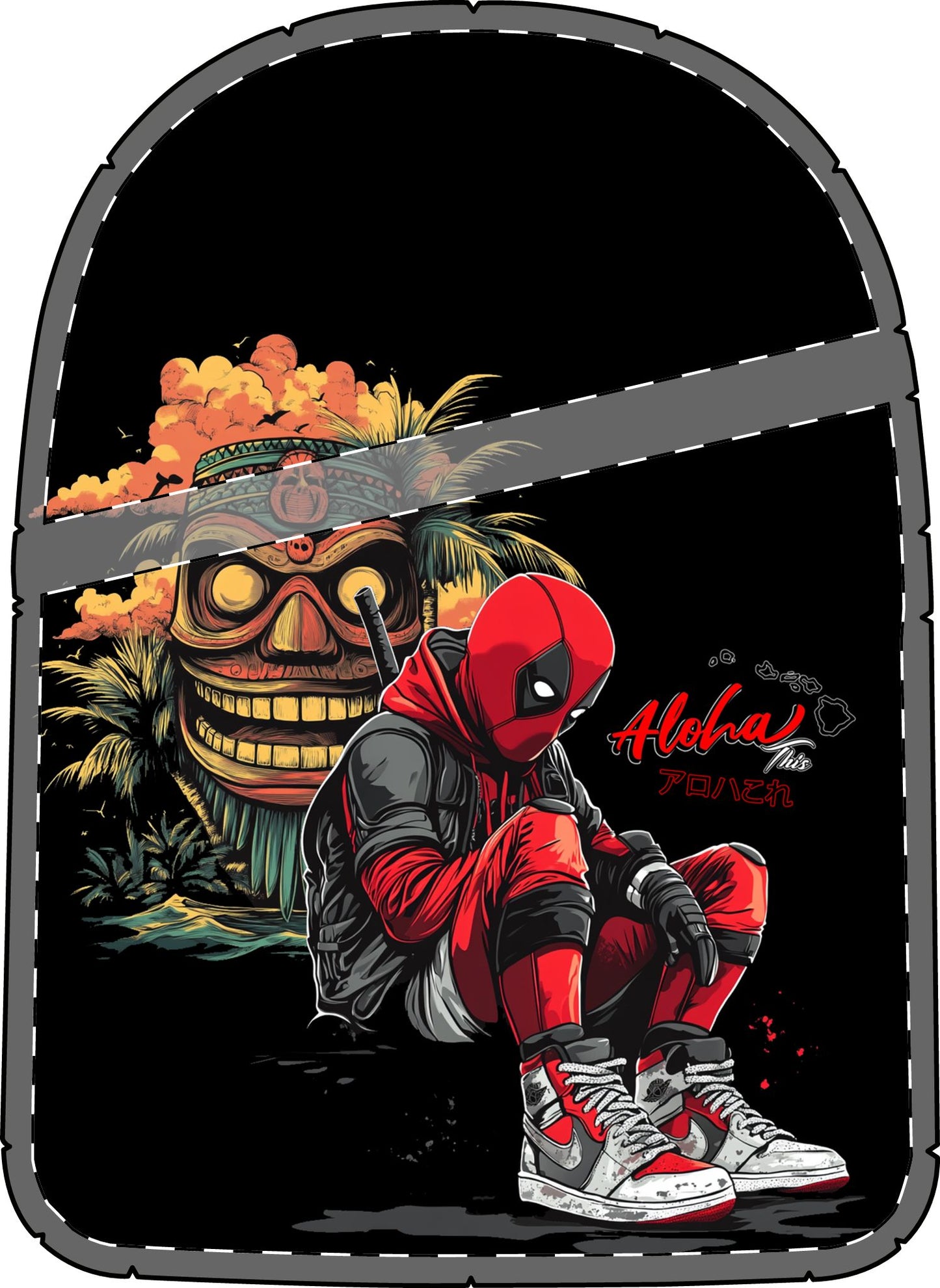 Deadpool Tiki Large Chest Bag - Estimated delivery 10-15 days