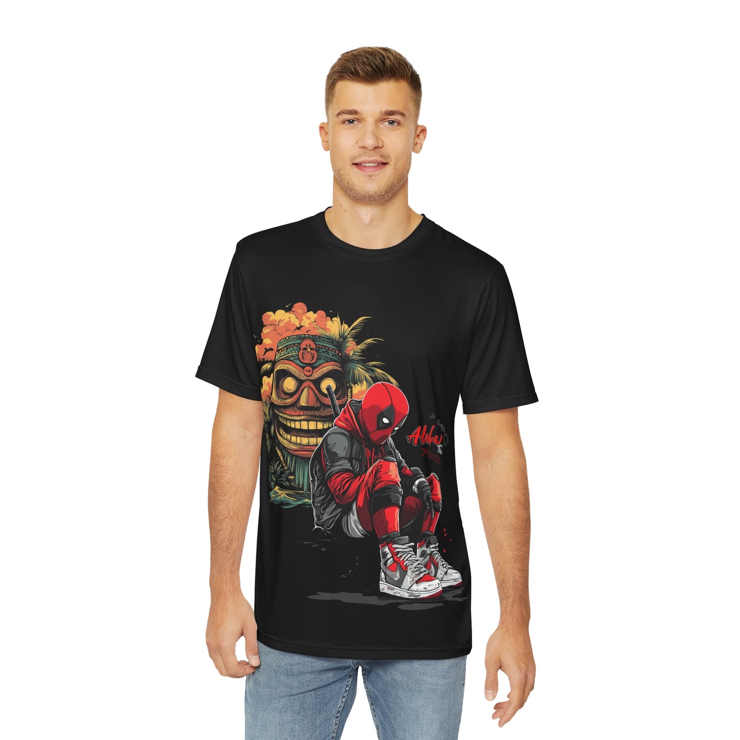 Deadpool 3 Overprint T-Shirt (Polyester)