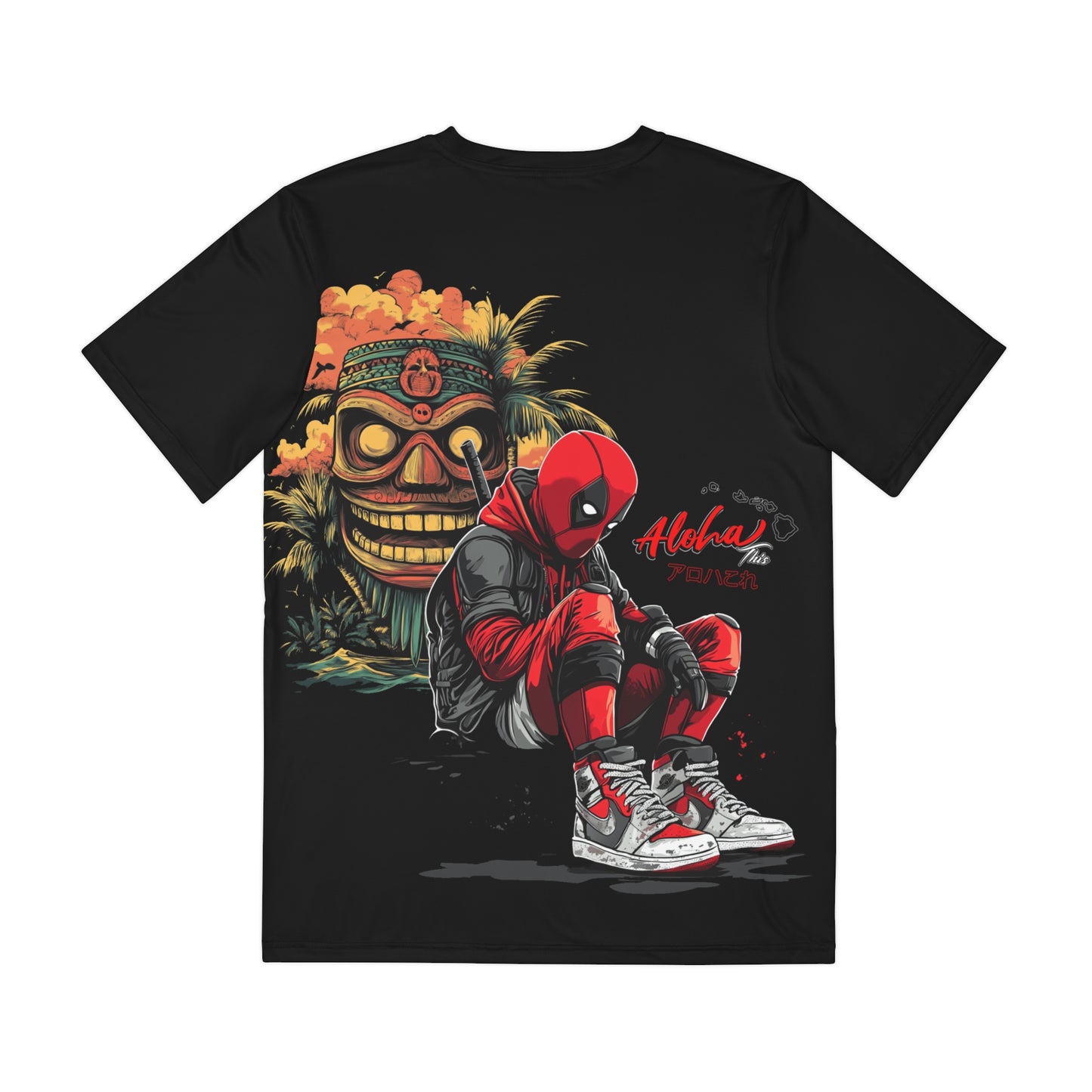 Deadpool 3 Overprint T-Shirt (Polyester)