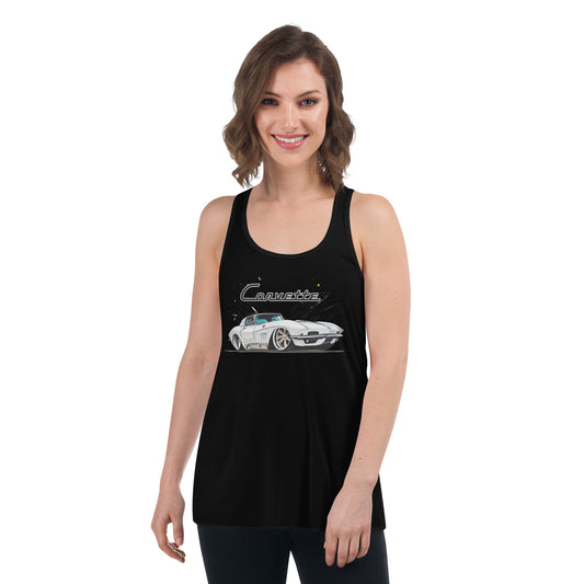 Classic Corvette Women's Flowy Racerback Tank